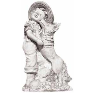 Figura chopiec z psem